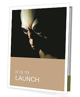Alien UFO on a black background Presentation Folder