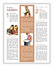 Child sitting on the books of knowledge Newsletter Template
