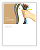 A lot of computer cables in hand Newsletter Template