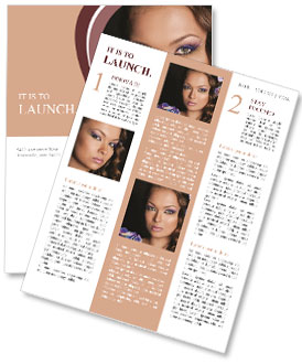 Beau modèle posant Newsletter