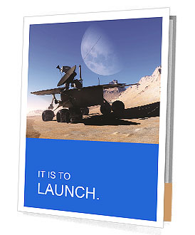 Space car of the future Presentation Folder