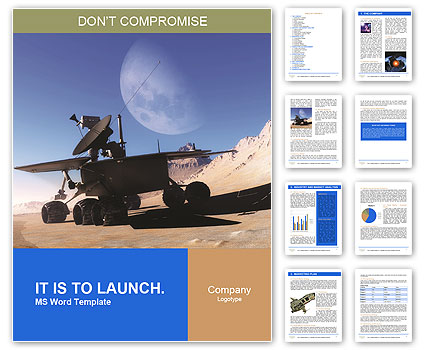 Space car of the future Word Template