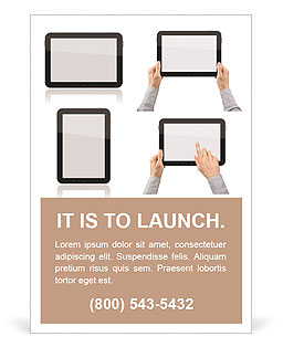 Plates with different angles Ad Template