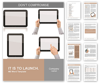 Plates with different angles Word Template