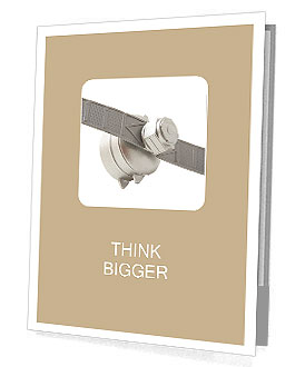 Silver inscription 3D Presentation Folder