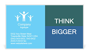 Land with the tourism map Business Card Template