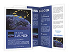 NASA Earth map union Brochure Template