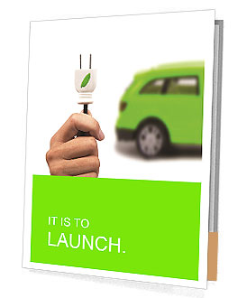 Electric car concept for the future Presentation Folder