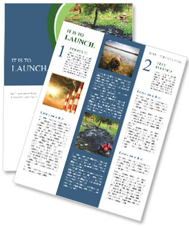 Environmental pollution petrochemical products Newsletter Template