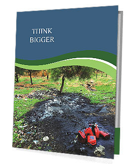 Environmental pollution petrochemical products Presentation Folder