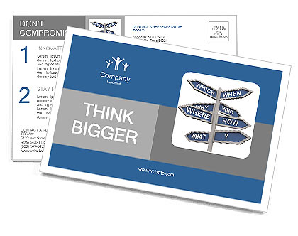 A pointer to the issues Postcard Template