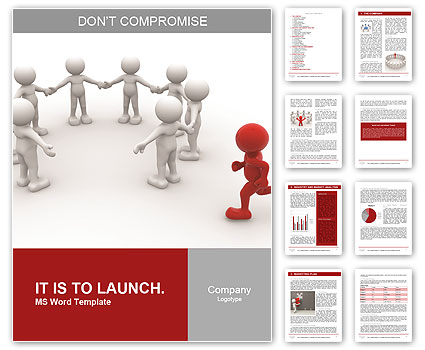 Completing the circle command 3d people Word Template