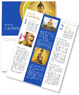 Discovering The Majestic Buddha Statue In Bangkok, Thailand Newsletter Template