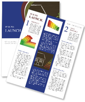Graph Of Energy Efficiency Levels And Energy Consumption In A House Newsletter Template