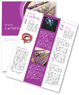 Optimizing Data Center Connectivity With A Bundle Of Lilac Utp Internet Cables. Newsletter Template