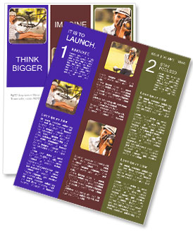 Young Woman Smiling While Using Laptop Outside In The Park For Internet Browsing Newsletter Template