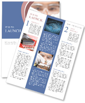 Professional Computer Engineers Conducting Equipment Inspection And Analysis. Newsletter Template