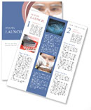 Professional Computer Engineers Conducting Equipment Inspection And Analysis. Newsletter Template