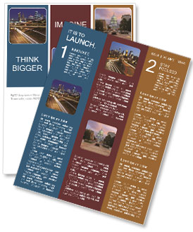Discovering The Vibrant Kansas City Skyline And Bustling Highway System Newsletter Template