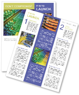 Fiber Optic Equipment Patch Core At Technology Center: A Cutting-Edge Solution Newsletter Template