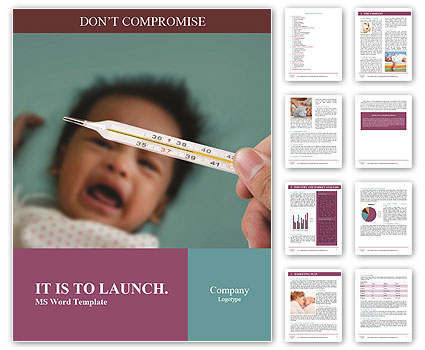How To Use A Thermometer To Take A Sick Baby's Temperature Word Template