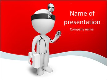 Illustrated Doctor PowerPoint Template