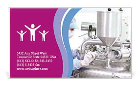 Optimizing Machinery For Pharmaceutical Manufacturing In The Chemical Industry: A Guide For Pharmaceutical Factory Workers In The Pharmaceutical Industry Business Card Template