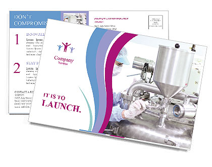 Optimizing Machinery For Pharmaceutical Manufacturing In The Chemical Industry: A Guide For Pharmaceutical Factory Workers In The Pharmaceutical Industry Postcard Template