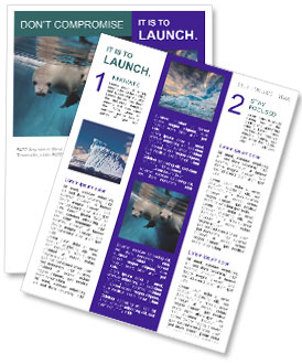 Diving Behavior Of Lobodon Carcinophagus, Commonly Known As Crabeater Seals Newsletter Template