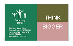 Astonished Man In A Data Center Network Environment. Business Card Template