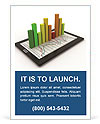 Graphical Tablets: Enhance Your Data Visualization With Bar Graphs Ad Template