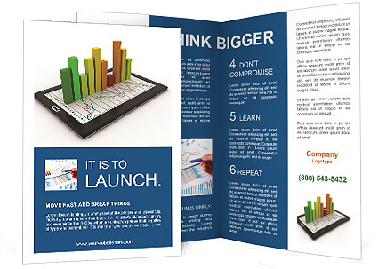 Graphical Tablets: Enhance Your Data Visualization With Bar Graphs Brochure Template