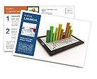 Graphical Tablets: Enhance Your Data Visualization With Bar Graphs Postcard Template