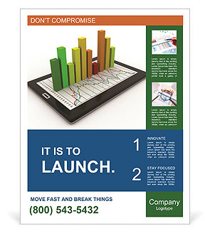 Graphical Tablets: Enhance Your Data Visualization With Bar Graphs Poster Template
