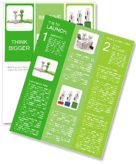 Business Partners Shaking Hands On Puzzle Pieces - 3D Men And Person Illustration Newsletter Template