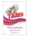 Tax Inspection: A Close Examination Of Personal Taxes Ad Template
