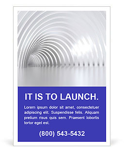White Tunnel Ad Template