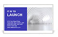White Tunnel Business Card Template