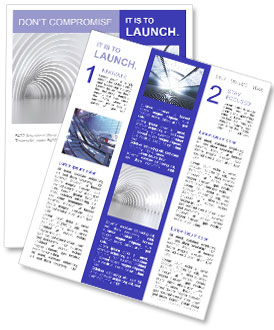 White Tunnel Newsletter Template