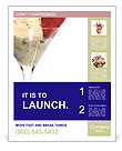Ice Cream Decorated with Strawberry Poster Template