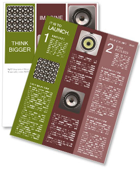 Loudspeaker Wall Newsletter Template