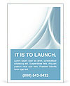 Light Blue Lines Ad Template
