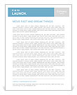 Light Blue Lines Letterhead Template