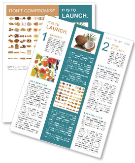 Cereal Products and Nuts Newsletter Template