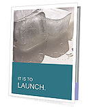 Ice Cubes from Fridge Presentation Folder