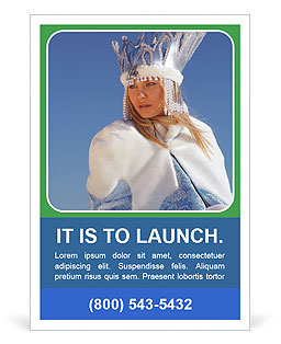 Winter Princess Ad Template
