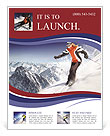 Alps Ski Tour Flyer Template