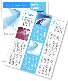 青と白の抽象化 ニュースレター