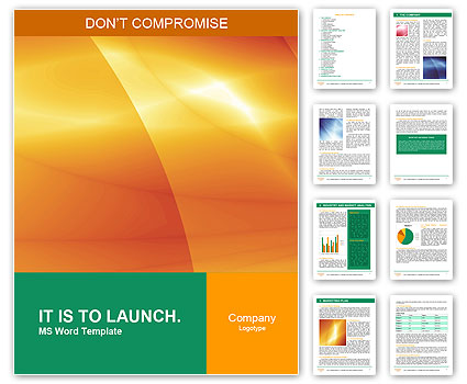 Yellow Illustration Word Template