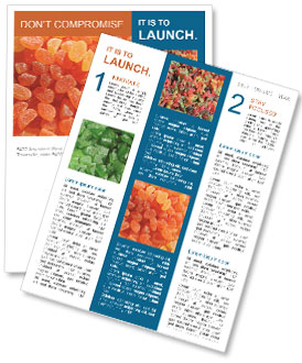 Orange Candy Newsletter Template